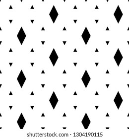 Rhombuses, triangles ornament.Seamless pattern.Geometrical backdrop. Triangular, quadrangular shapes wallpaper. Geometric background. Digital paper, textile print, abstract. Polygons motif
