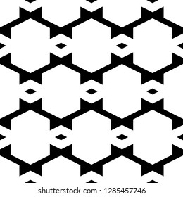 Rhombuses, zigzag lines ornament. Ethnic wallpaper. Geometric background. Polygons motif. Digital paper, textile, print, abstract.Geometrical backdrop. Seamless pattern