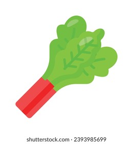 Rhubarb vector design, ready to use icon