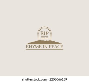 rhyme in peace logo illustration