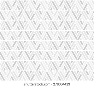 Rhythm soft gray color stripe rhombus seamless pattern background vector.