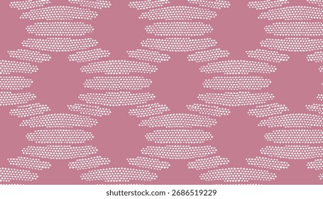 Rhythmic Abstract Shapes on a Dusty Rose Background﻿
