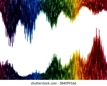  rhythmic colorful rectangle tiles, vector EPS10