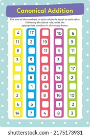 Rhythmic counting and addition activities for kids.