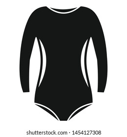 Rhythmic gymnastics clothes icon. Simple illustration of rhythmic gymnastics clothes vector icon for web design isolated on white background