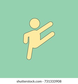 Rhythmic gymnastics. Design vector illustration.