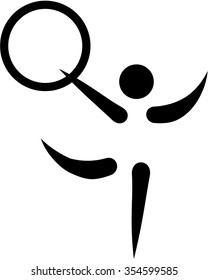 Rhythmic gymnastics with hoop icon