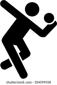 Rhythmic gymnastics pictogram