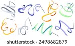 Rhythmic gymnastics ribbon on a stick. Apparatus for floor performance. Sports equipment set