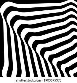 Rhythmic striped line background. Vector illustration