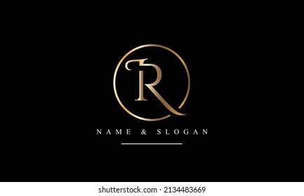 RI, IR, R, I abstract letters logo monogram