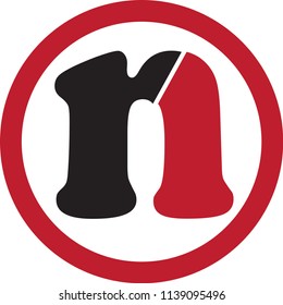 ri letter vector logo