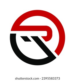 ri logo simple clean modern and elegance