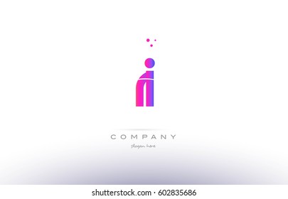 ri r i  pink purple modern creative gradient alphabet company logo design vector icon template