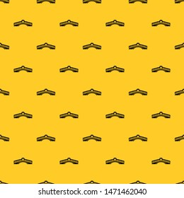 Rialto bridge pattern seamless vector repeat geometric yellow for any design