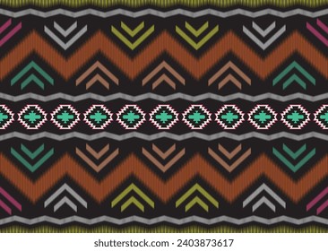 ribal seamless colorful geometric pattern Traditional ornament Ethnic vector texture.
