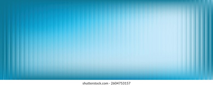 Ribbed glass background in blue tones. Gradient texture with a wavy pattern creating a soft blurred effect. Stylish corrugated glass surface for design and decoration. Vector bg. - Powered by Shutterstock - Get 15% off with code: PIKWIZARD15