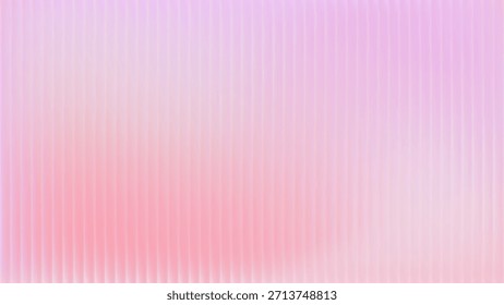 Fundo de vidro com nervuras com efeito de refração. Vidro vermelho com gradiente vermelho e rosa. Fundo abstrato