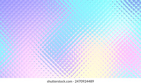 Ribbed glass texture. Blur hologram gradient bg. Pearlescent holograph foil paper noise effect. Refract polycarbonate wall background.