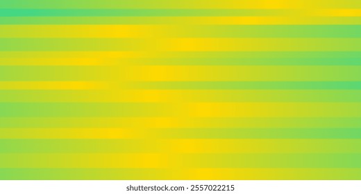 Ribbed stripes bright green and yellow gradient banner background. Abstract minimalist transaction  backdrop  