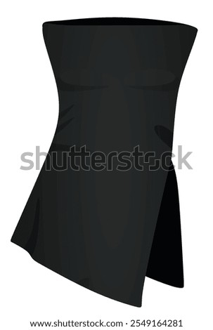Ribbed t shirt. vector illustration