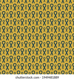 Ribbon abstract Imitation gold with blue design seamless patterns. A seamless vector background. blue with Imitation gold ornament. Graphic modern pattern. Simple graphic design.