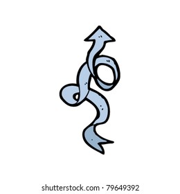 ribbon arrow design element