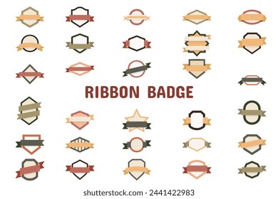 Flachvektor-Illustration-Symbol-Aufkleber-Set-Design-Materialien