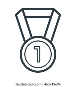 Ribbon Badge Vector Icon