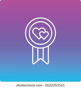 Icono de Vector de insignia de cinta. Se puede utilizar para aplicaciones de impresión, móviles y de Web.