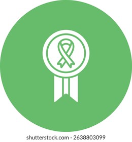 Ribbon Badge vector icon. Can be used for printing, mobile and web applications.