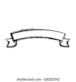 Ribbon banner blank