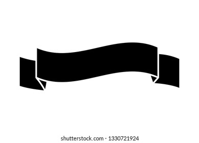 ribbon banner cartoon