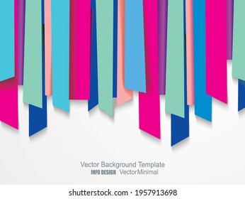 Ribbon and banner collection. Vector bookmarks.