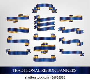 Ribbon Banner Collection - vector illustrations