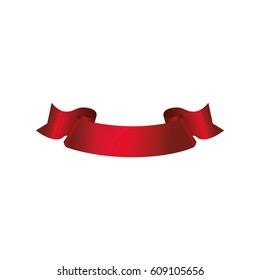 Ribbon banner decoration icon vector illustration graphic design