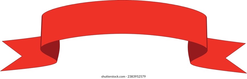 ribbon banner decorative red ribbon