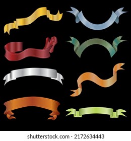 Ribbon Banner Design and Info graphic