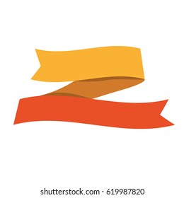 Ribbon banner empty