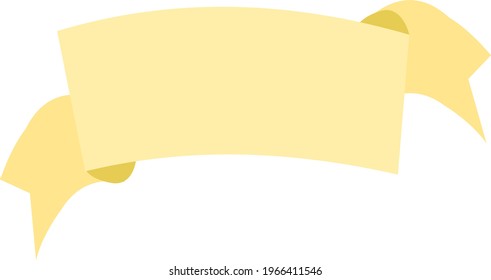 Banner de cinta de opciones. Pancarta plana. Cinta para decorar sus obras.