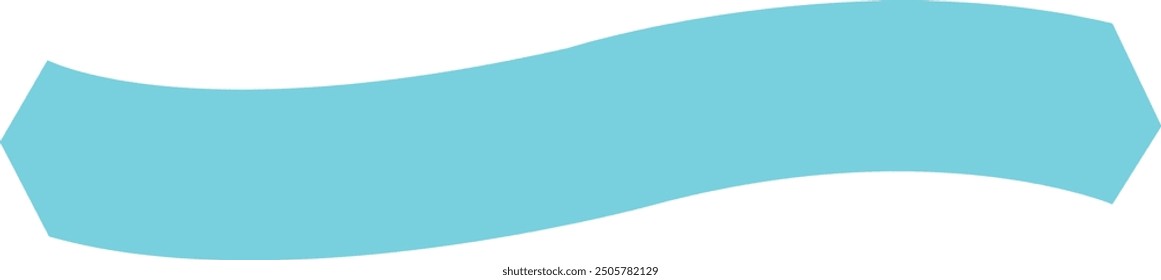 Ribbon and Banner Geometric Shape Set Color Asset Pack