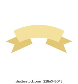 Ribbon banner icon flat design vector template