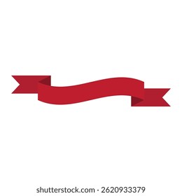 Ribbon banner icon flat design vector template