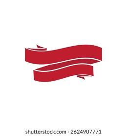 Icono de Anuncio de cinta Plantilla de Vector de diseño plano