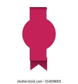 ribbon banner icon image 