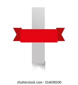 ribbon banner icon image 