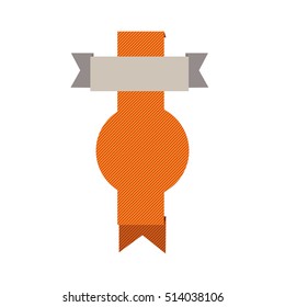 ribbon banner icon image 
