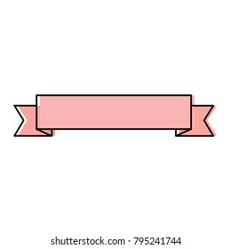 ribbon banner icon image 