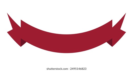 Ribbon banner icon vector. colorful banner ribbon vector isolated on white background. vector illustration.
