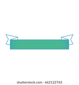 Ribbon banner isolated